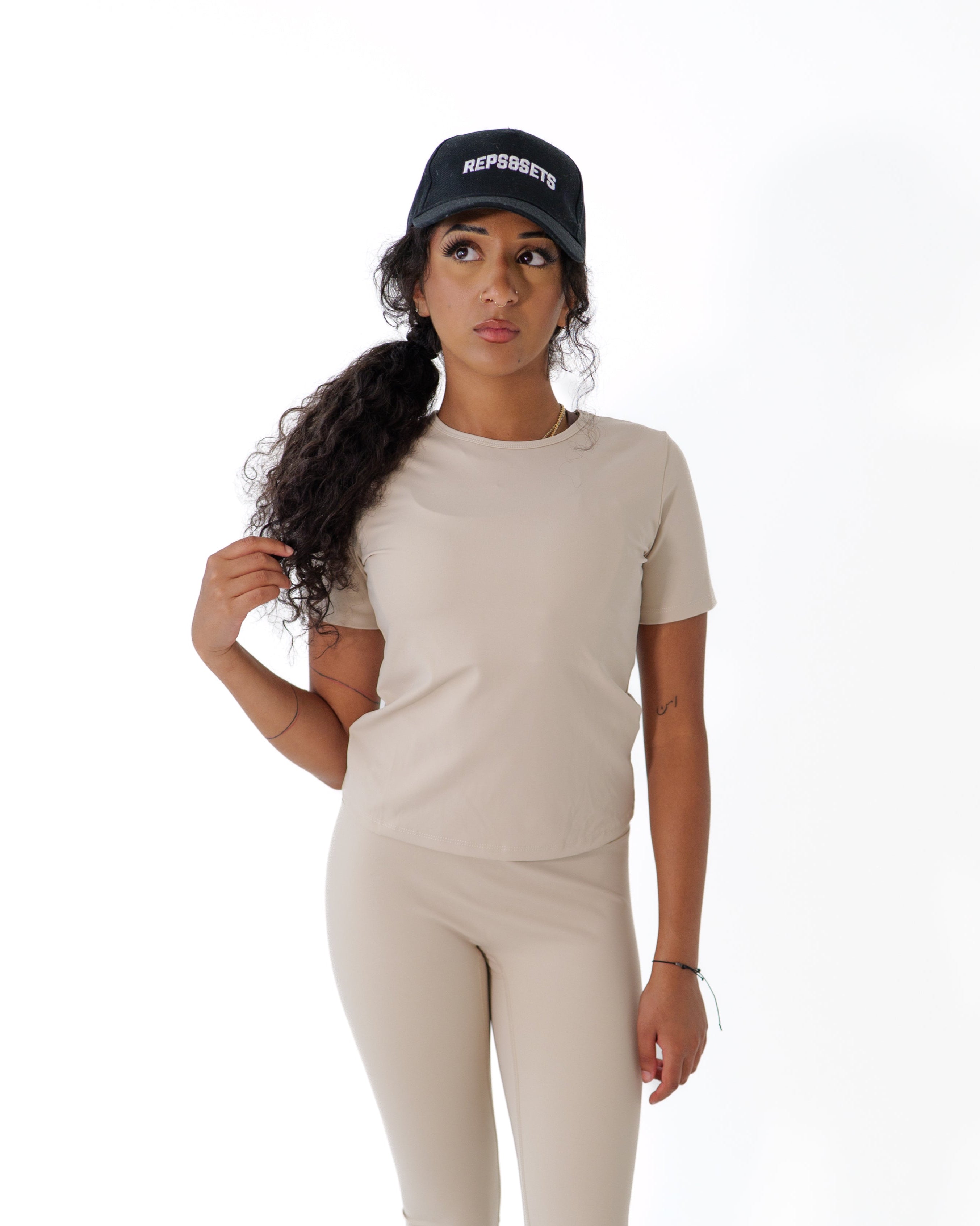 Essential Short Sleeve Tee – Beige