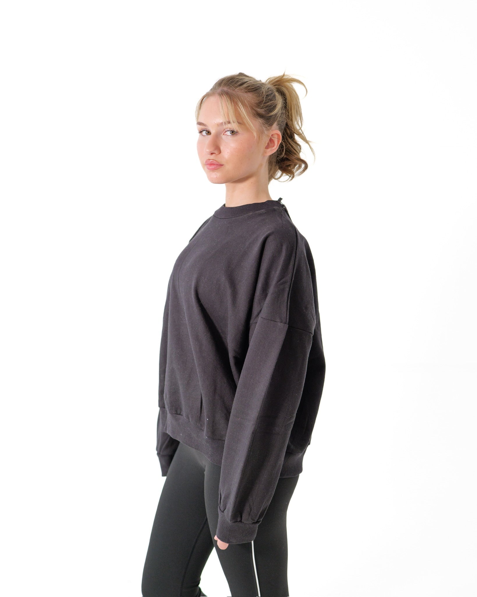 The Athleticism Club Sweatshirt - Women (Onyx Black)
