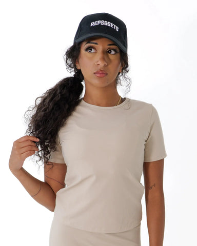 Essential Short Sleeve Tee – Beige