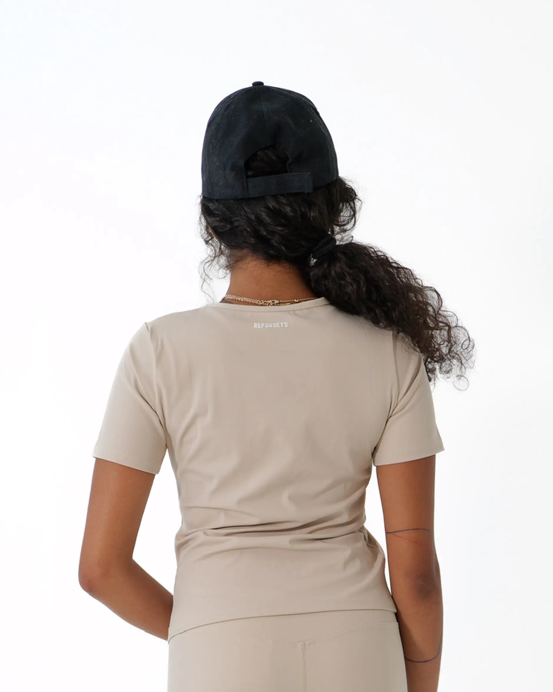Essential Short Sleeve Tee – Beige