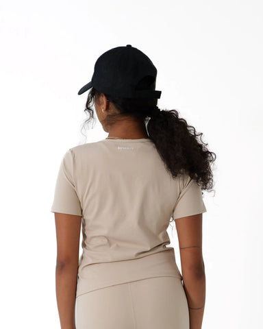 Essential Short Sleeve Tee – Beige