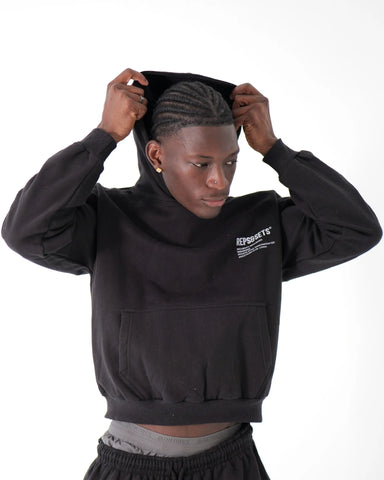 The Origin Hoodie - Men (Onyx Black)