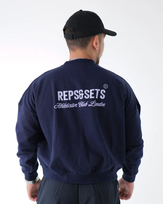 The Athleticism Club Sweatshirt - Men (Midnight Navy)