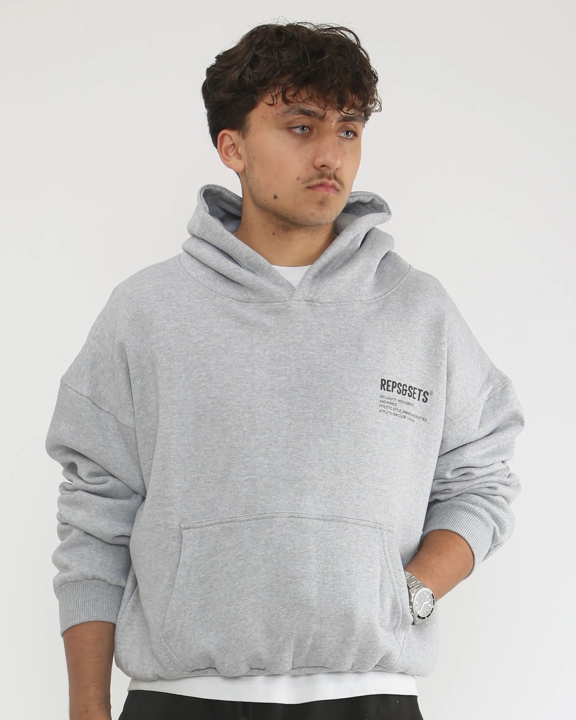 The Origin Hoodie - Men (Steel Grey)