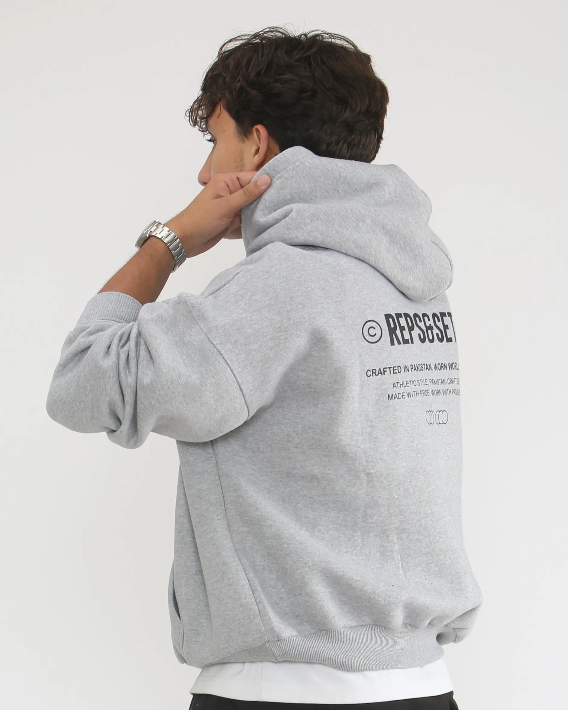 The Origin Hoodie - Men (Steel Grey)