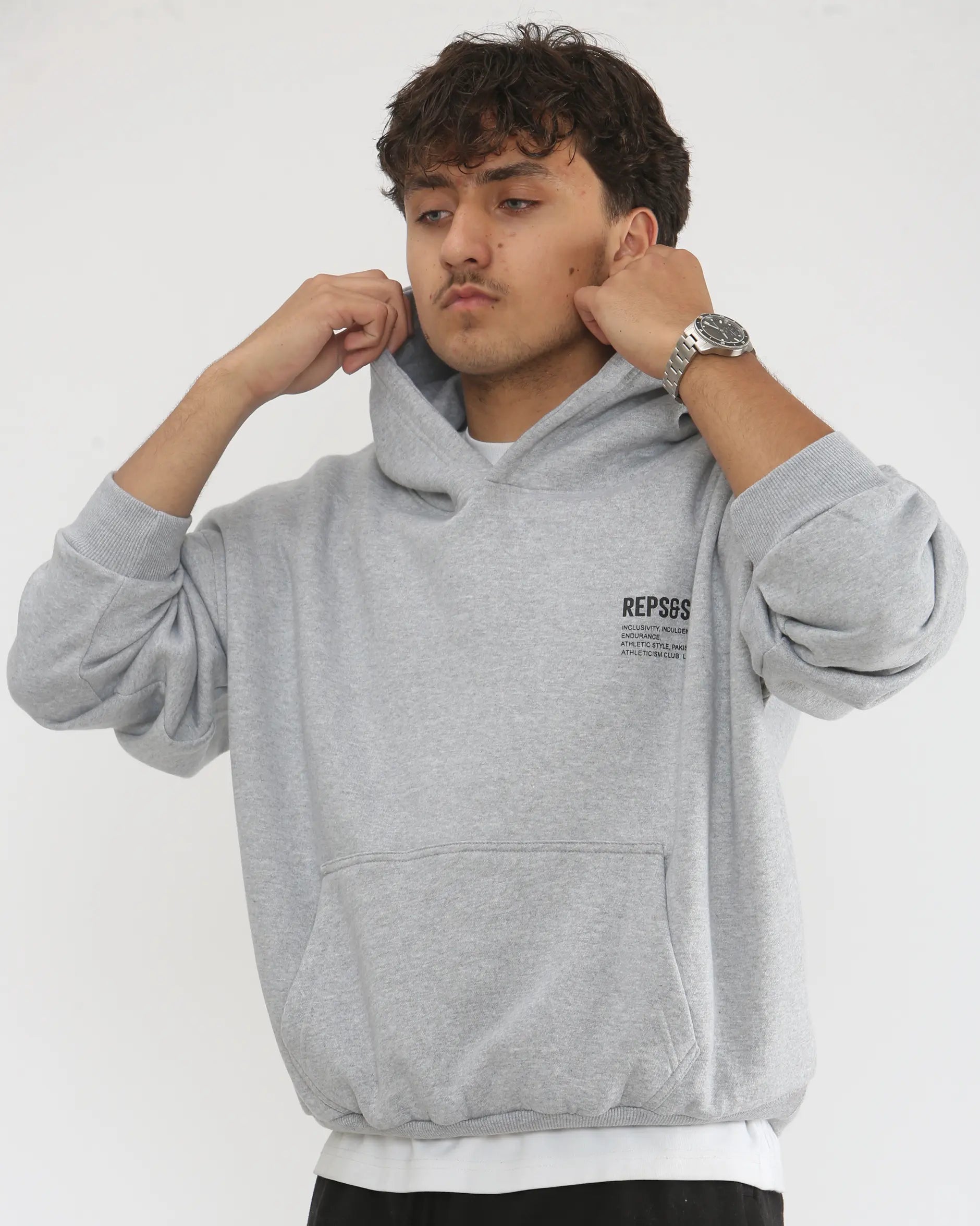 The Origin Hoodie - Men (Steel Grey)