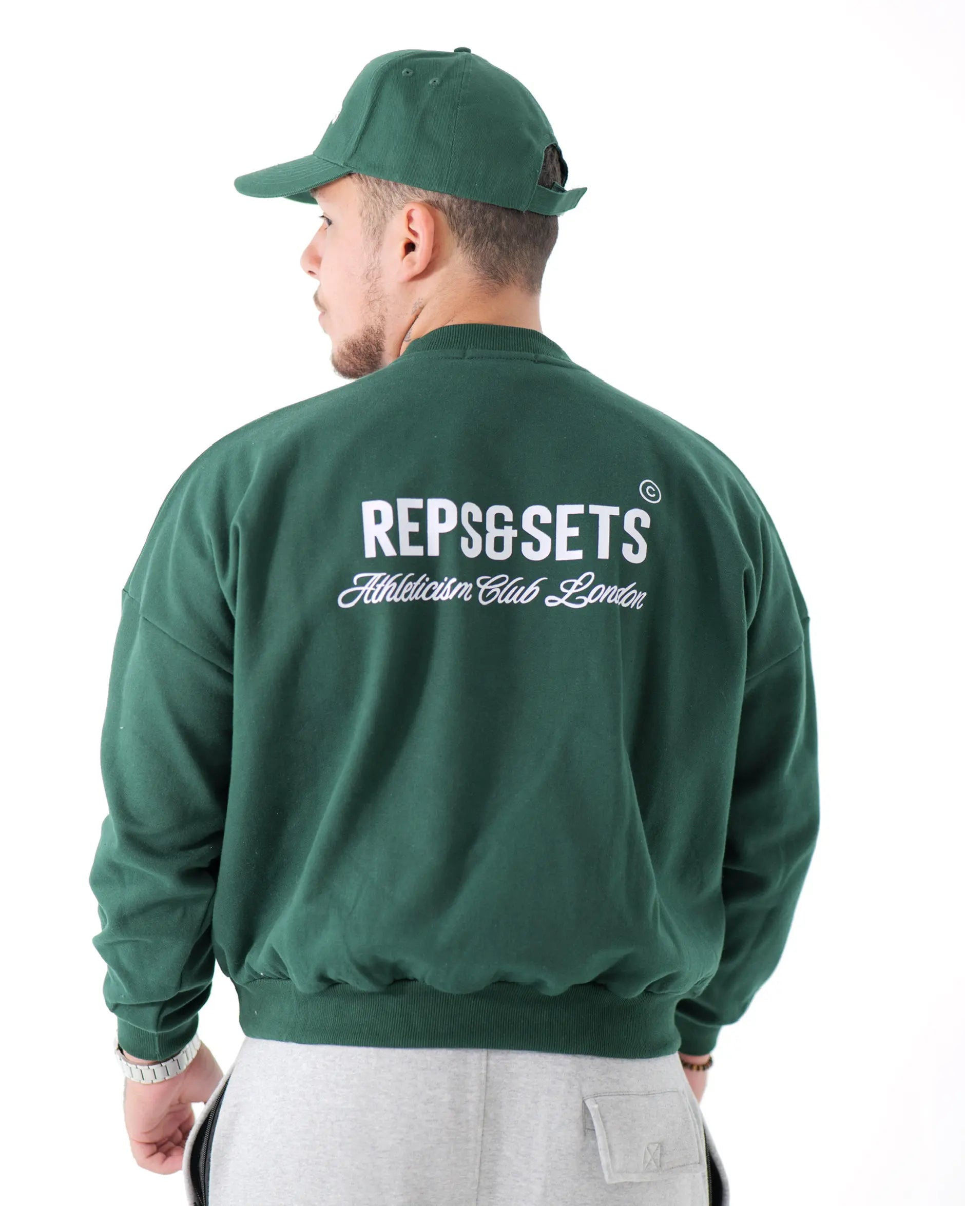 The Athleticism Club Sweatshirt - Men (Deep Forest Green)