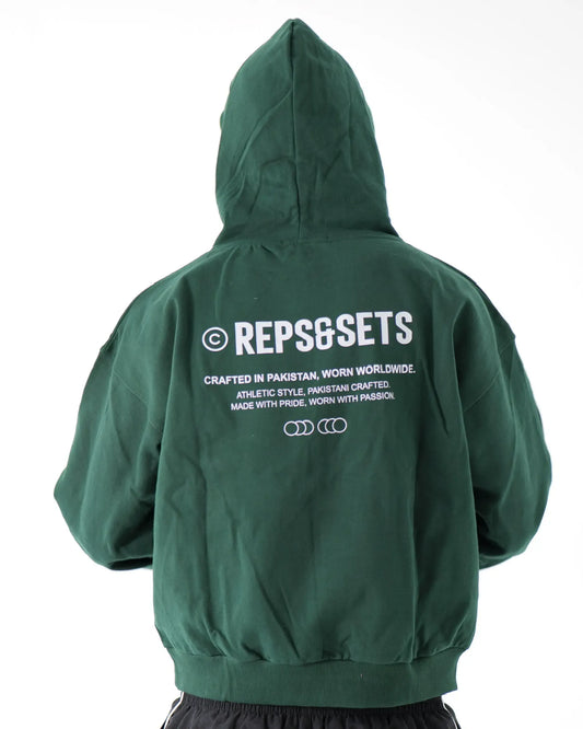 The Origin Hoodie - Men (Deep Forest Green)