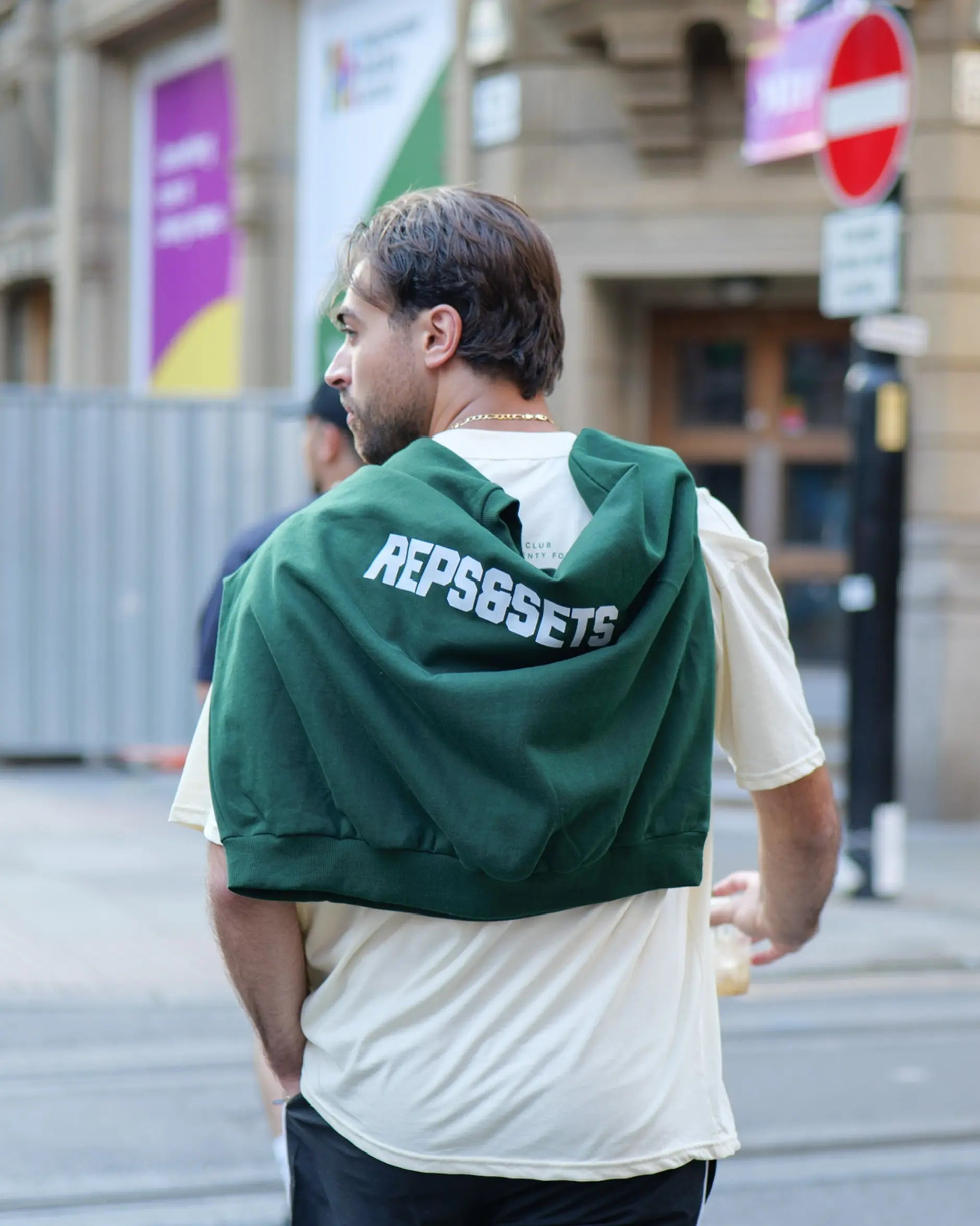 The Varsity Oversized Sweatshirt - Men (Green)