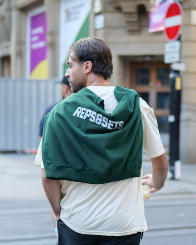 The Varsity Oversized Sweatshirt - Men (Green)
