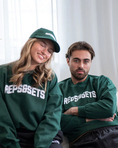 The Varsity Oversized Sweatshirt - Men (Green)
