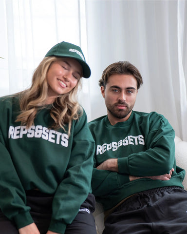 The Varsity Oversized Sweatshirt - Women (Green)