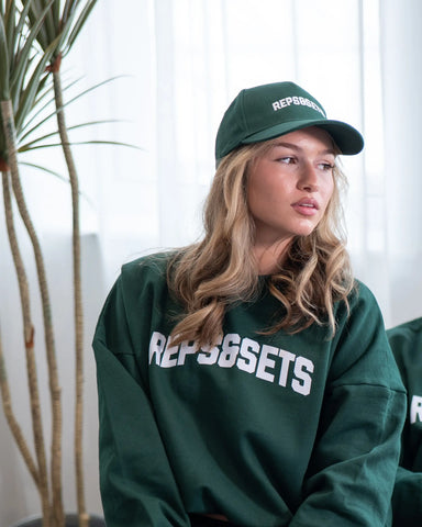 The Varsity Oversized Sweatshirt - Women (Green)