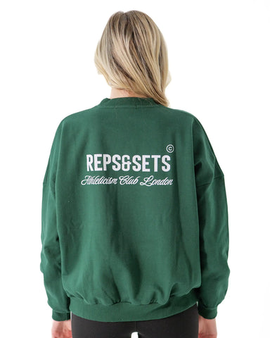 The Athleticism Club Sweatshirt - Women (Deep Forest Green)