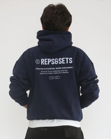 The Origin Hoodie - Men (Midnight Navy)