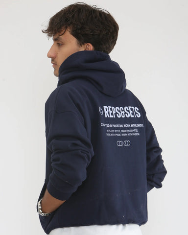 The Origin Hoodie - Men (Midnight Navy)