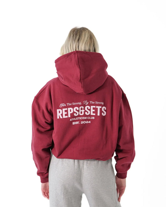 The Athleticism Club Hoodie - Women (Burgundy Blaze)