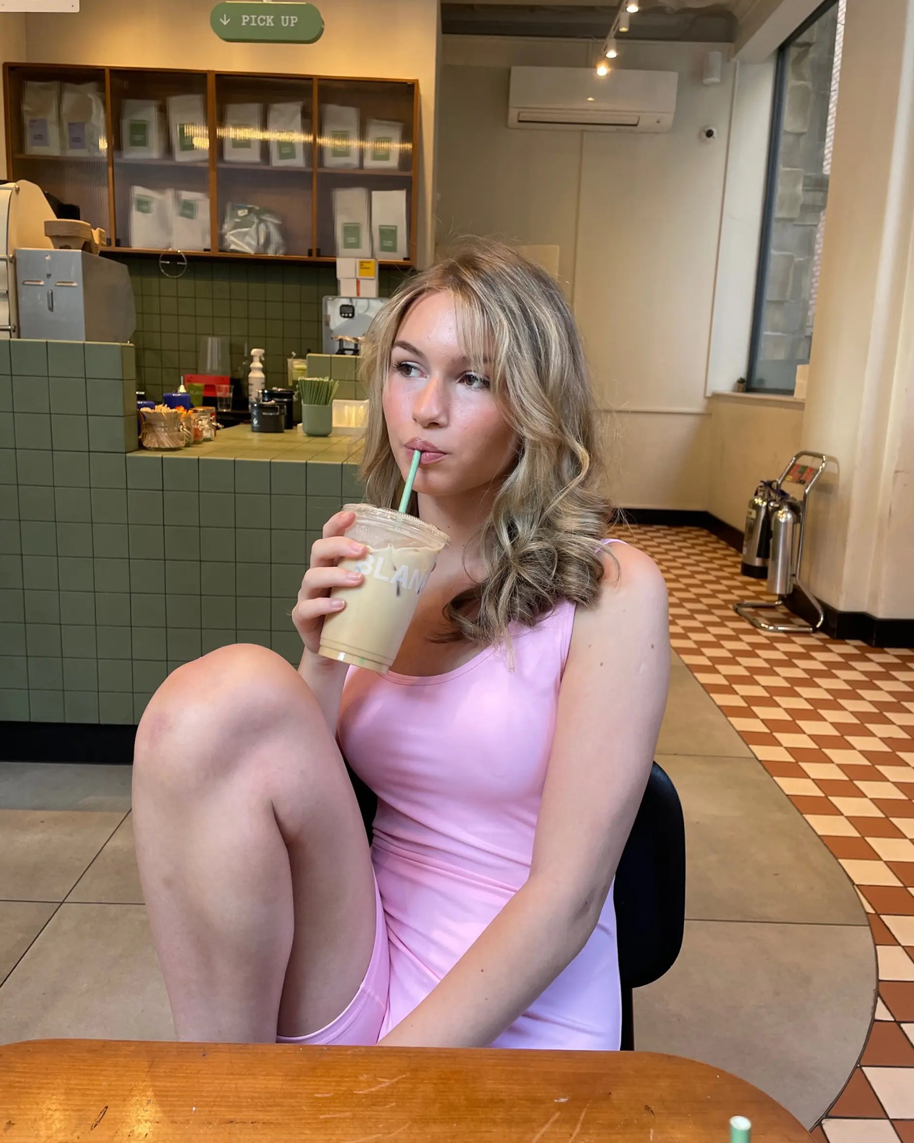 Studio Playsuit – Pink (Open Back)