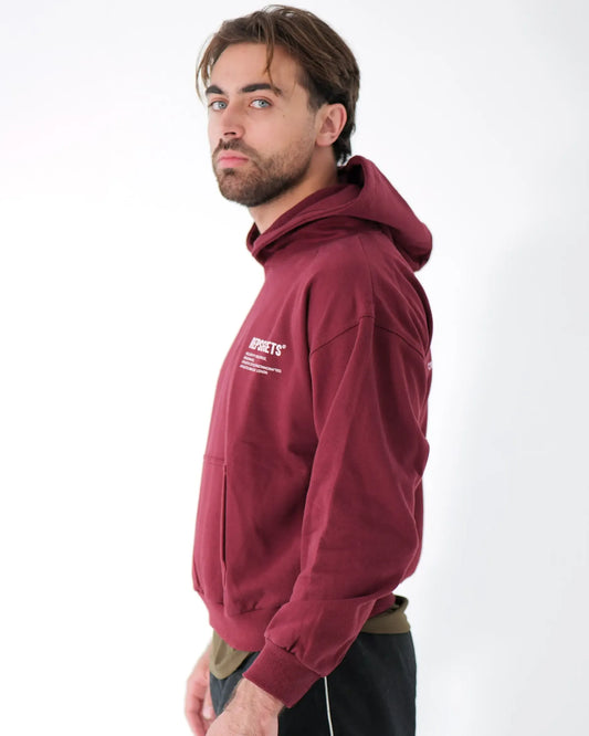 The Origin Hoodie - Men (Burgundy Blaze)