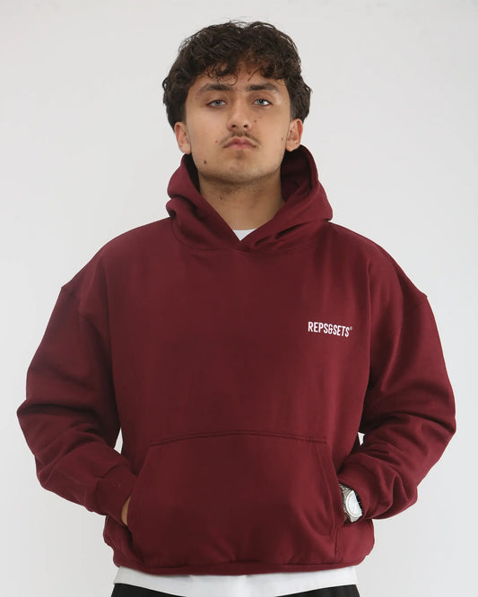 The Athleticism Club Hoodie - Men (Burgundy Blaze)