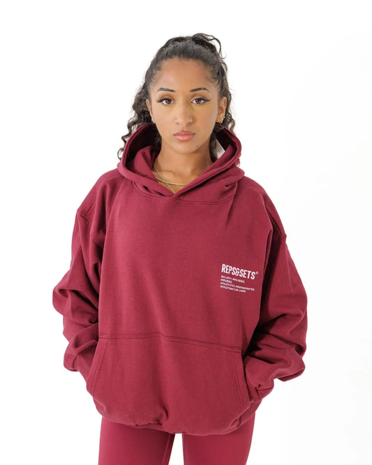 The Origin Hoodie - Women (Burgundy Blaze)