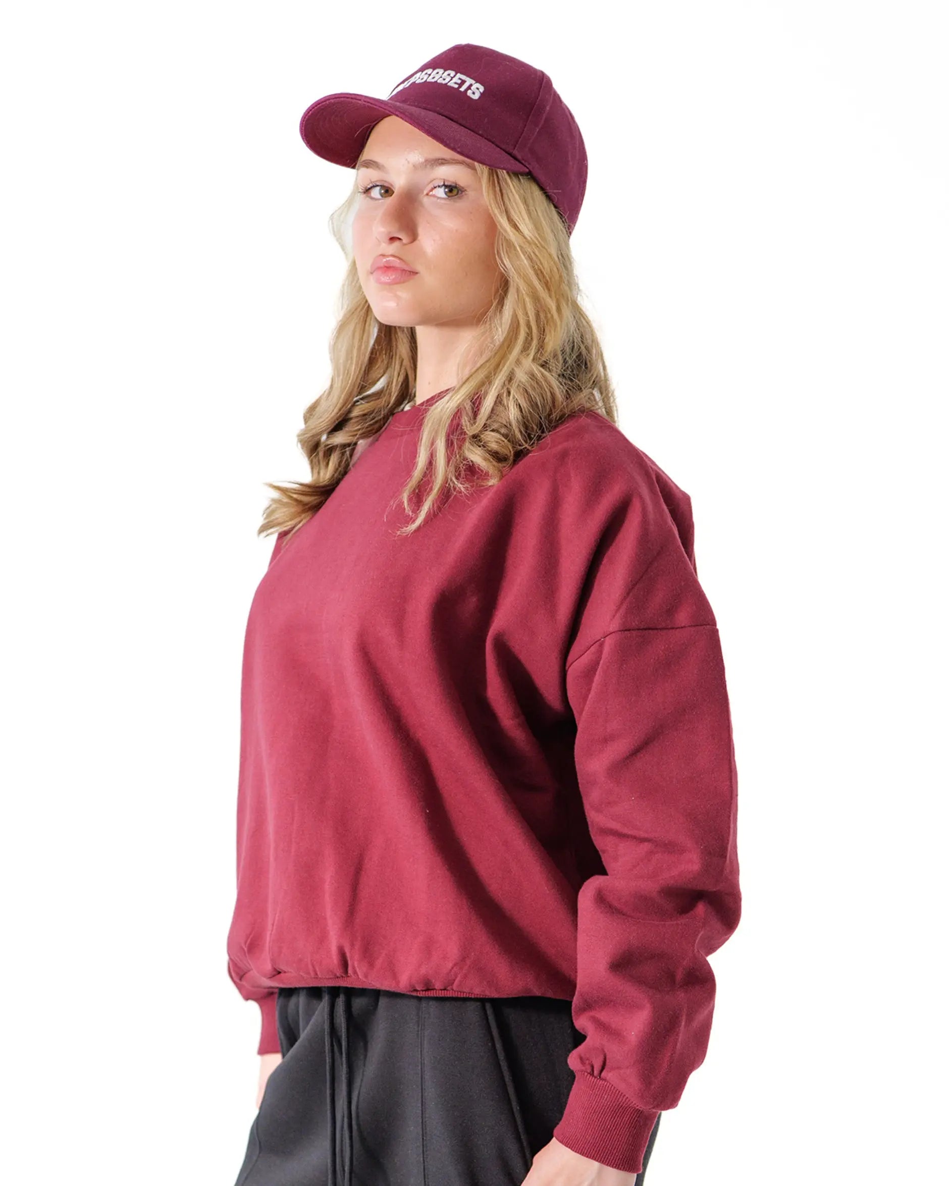 The Athleticism Club Sweatshirt - Women (Burgundy Blaze)